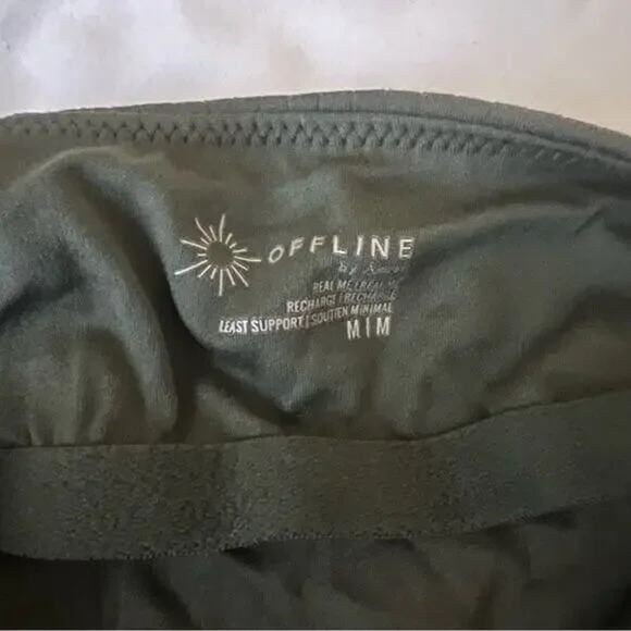 OFFLINE By Aerie Real Me Ribbed Longline Sports Bra - Picture 4 of 4